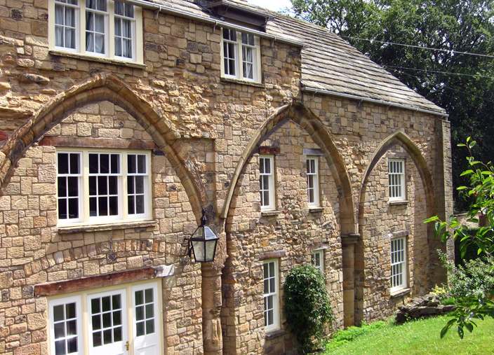The buildings of the College were 'modernised' over the course of their history, and it is possible to mistake them for 17th or 18th century structures. Closer examination reveals that they are medieval buildings that have been remodelled though.  
